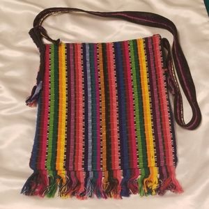 Hand woven bag from Belize